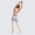 the keeper SET full length legging & crop colour block pale blush
